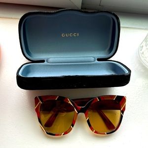 Authentic Gucci sunglasses in great shape! Includes the original case